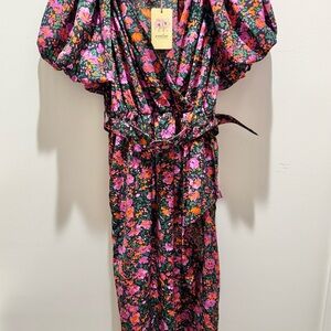 Floral Puff Sleeve Dress